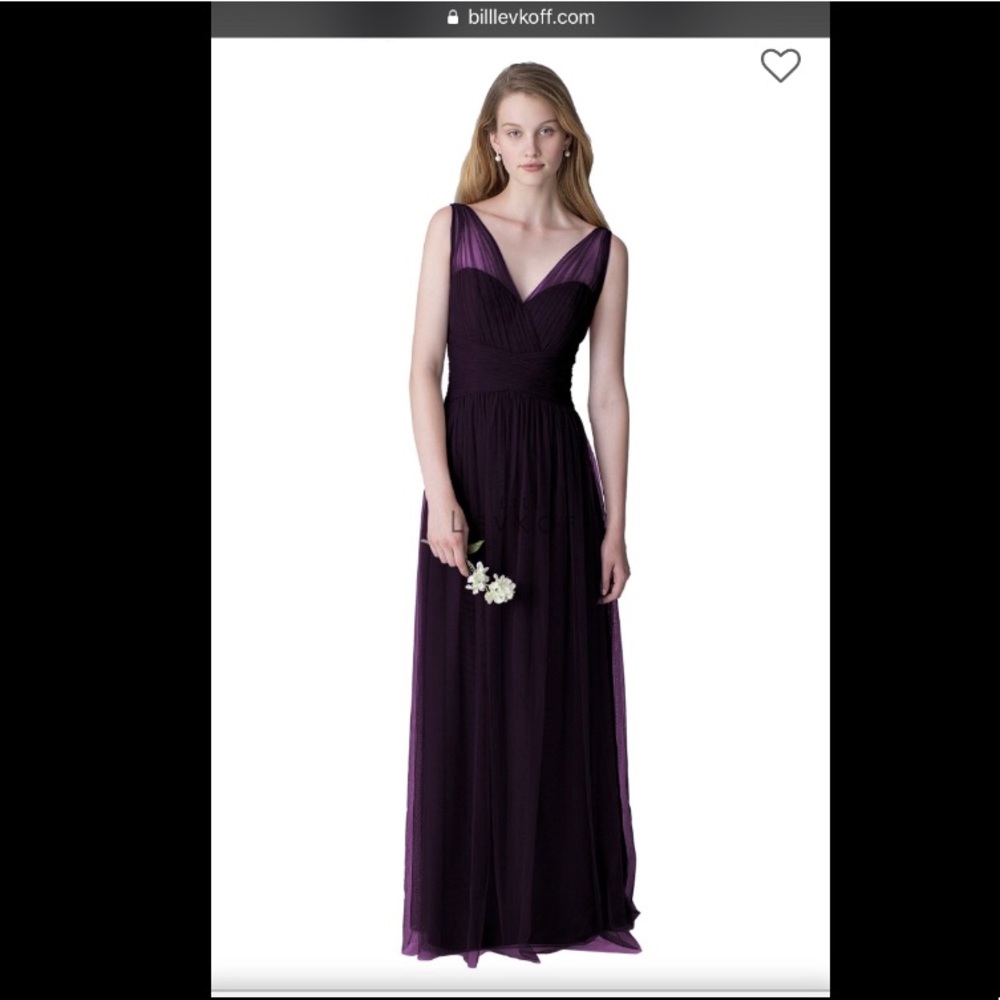 Bill Levkoff prom/bridesmaid dress satin/tulle